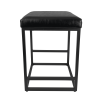24"counter & Bar Stool With Footrest (set Of 2)