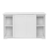 Double Sliding Door Sideboard Porch Cabinet --YS